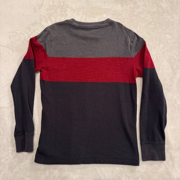 Urban Pipeline Red Grey Striped Sweater Boys Size Medium - Picture 5 of 5
